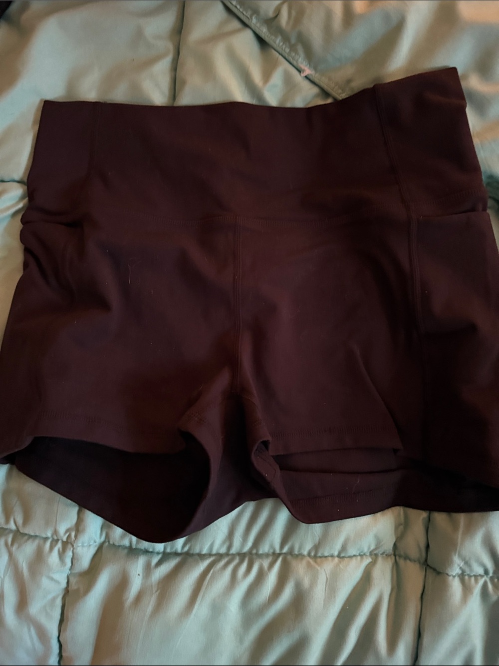 Fabletics Womens Motion365+ High Waisted 6" Shorts Black M Yoga Biker Athleisure